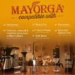 Mayorga Organic Coffee 5lb Mayan Blend Medium Roast Whole Bean Coffee Specialty Grade, Kosher