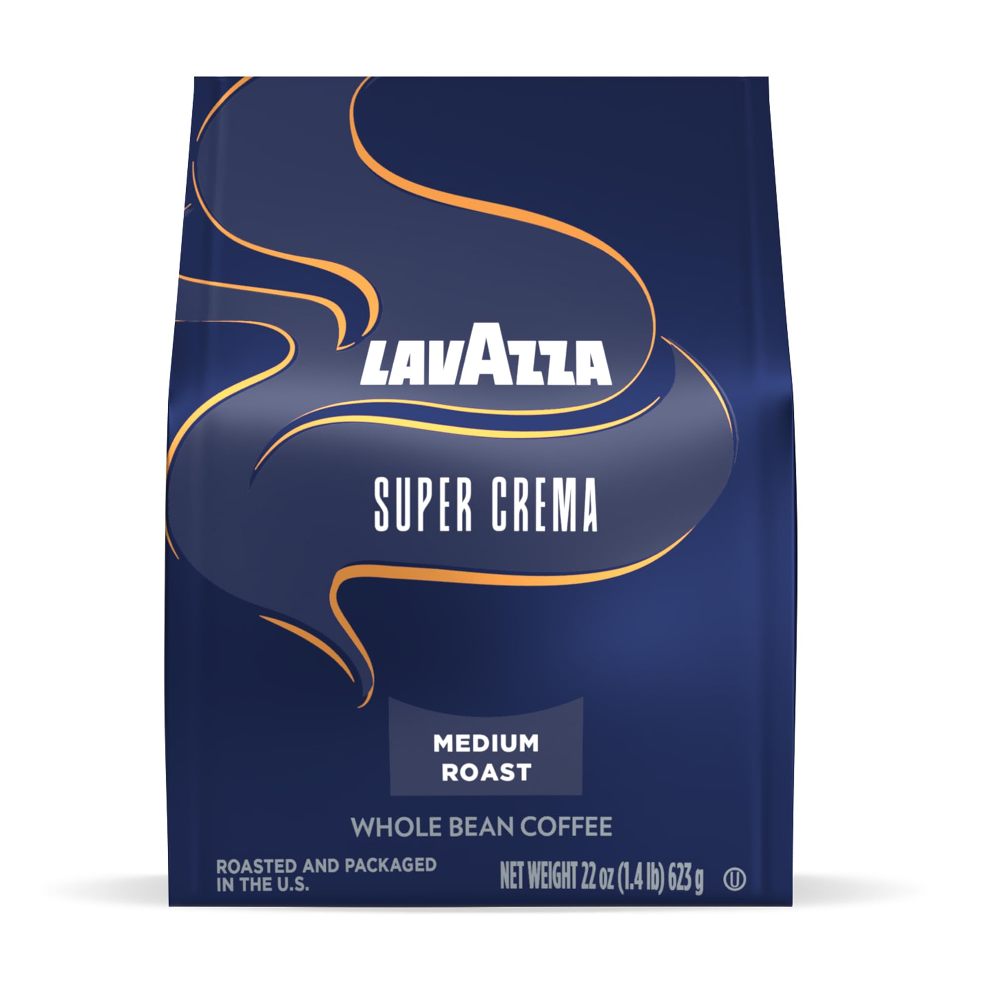 Lavazza Super Crema Whole Bean Coffee, Medium Espresso Roast, Arabica and Robusta Blend, 22 oz Bag (Pack of 6) Lavazza Super Crema Whole Bean Coffee, Medium Espresso Roast, Arabica and Robusta Blend, 22 oz Bag (Pack of 6)