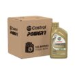 Castrol Power1 4T 10W-40 Full Synthetic Motorcycle Oil, 1 Quart, Pack of 6