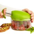Kuhn Rikon Pull Chop Chopper/Manual Food Processor with Cord Mechanism, Green, 2-Cup