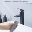 MANSPOT Electric Groin Hair Trimmer Men's Shaving & Grooming Sets Kit with 4 Guards and Replaceable Ceramic Blade Heads, Airy Blue MANSPOT Electric Groin Hair Trimmer Men's Shaving & Grooming Sets Kit with 4 Guards and Replaceable Ceramic Blade Heads, Airy Blue