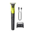 Philips Norelco OneBlade 360 with Connectivity Hybrid Face, Electric Beard Trimmer, Shaver with 360 Blade Tech & 1hr Fast Charge