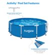 Funsicle 10-Feet x 10-Feet x 30-Inches Metal frame Round Above-Ground Pool with Filter Pump