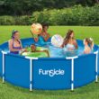 Funsicle 10-Feet x 10-Feet x 30-Inches Metal frame Round Above-Ground Pool with Filter Pump
