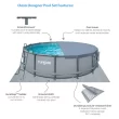 Funsicle 14-Feet x 14-Feet x 42-Inches Metal frame Round Above-Ground Pool, Filter Pump, Ground Cloth, Pool Cover, Ladder