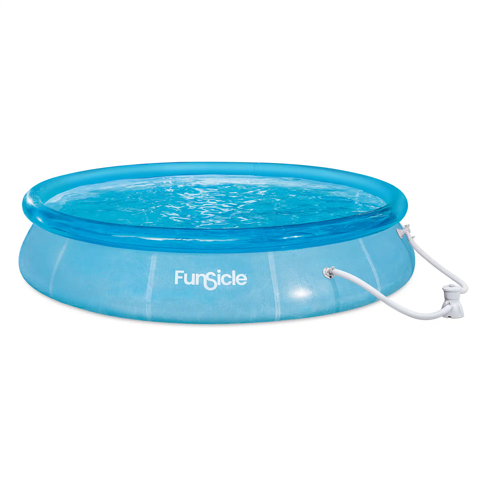 Funsicle 12-Feet x 12-Feet x 30-Inches Inflatable top ring Round Above-Ground Pool with Filter Pump Funsicle 12-Feet x 12-Feet x 30-Inches Inflatable top ring Round Above-Ground Pool with Filter Pump