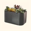 Vego Garden 42-Inches W x 60-Inches L x 32-Inches H Modern Gray Metal Raised Garden Bed
