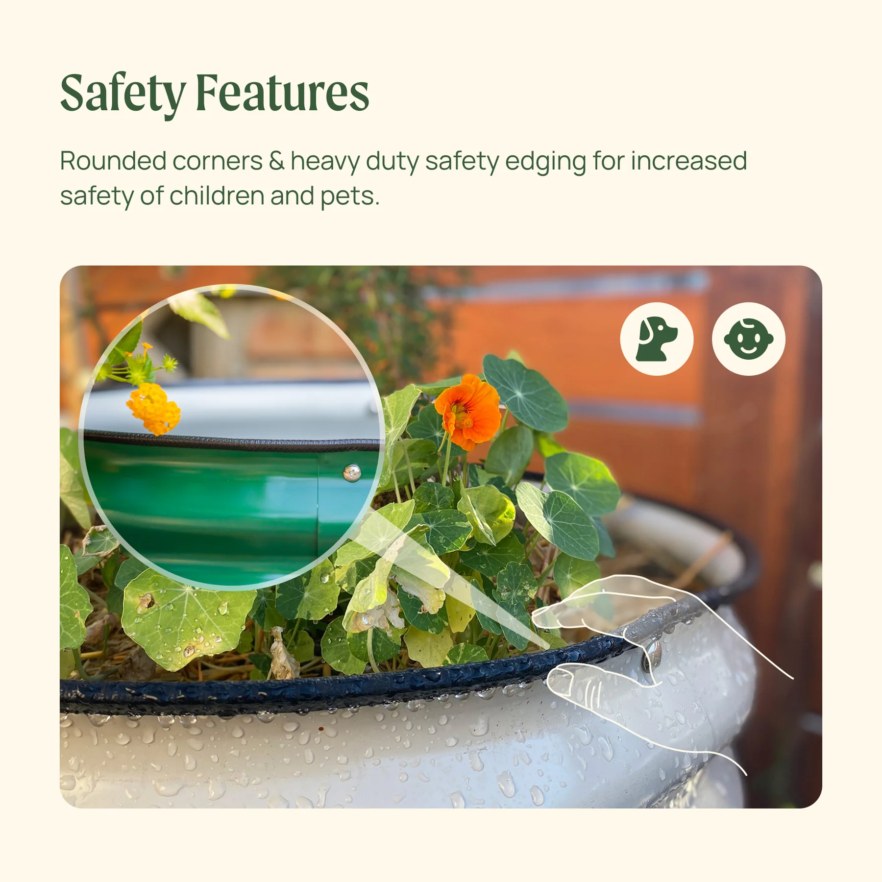 Vego Garden 42-Inches W x 60-Inches L x 32-Inches H British Green Metal Raised Garden Bed Vego Garden 42-Inches W x 60-Inches L x 32-Inches H British Green Metal Raised Garden Bed