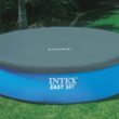 Intex 18-Feet x 18-Feet x 48-Inches Inflatable top ring Round Above-Ground Pool with Filter Pump with Pool Cover