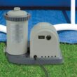 Intex 18-Feet x 18-Feet x 48-Inches Inflatable top ring Round Above-Ground Pool with Filter Pump with Pool Cover