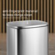 Happimess 13.2-Gallon Stainless Steel Indoor Kitchen Step Trash Can