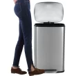 Happimess 13.2-Gallon Stainless Steel Indoor Kitchen Step Trash Can
