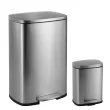 Happimess 13.2-Gallon Stainless Steel Indoor Kitchen Step Trash Can