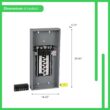 Square D 200 -Amp 20 -Spaces 40 -Circuit Indoor Convertible main lug Plug-On Neutral Load Center (Value Pack)