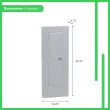 Square D 200 -Amp 40 -Spaces 80 -Circuit Indoor Main breaker Plug-On Neutral Load Center (Value Pack)