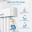 AQUASURE Premier 4-stage Multi-method Reverse Osmosis Filtration System