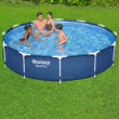 Bestway 12-Feet x 12-Feet x 30-Inches Steel wall panels Round Above-Ground Pool with Filter Pump