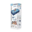Bestway 13.12-Feet x 6.92-Feet x 31.89-Inches Steel wall panels Rectangle Above-Ground Pool with Filter Pump