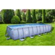 JLeisure 17.72-Feet x 8.2-Feet x 39.37-Inches Metal frame Rectangle Above-Ground Pool