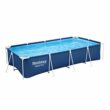 Bestway 13.12-Feet x 6.92-Feet x 31.89-Inches Steel wall panels Rectangle Above-Ground Pool with Filter Pump