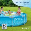 Intex 10-Feet x 10-Feet x 30-Inches Metal frame Round Above-Ground Pool