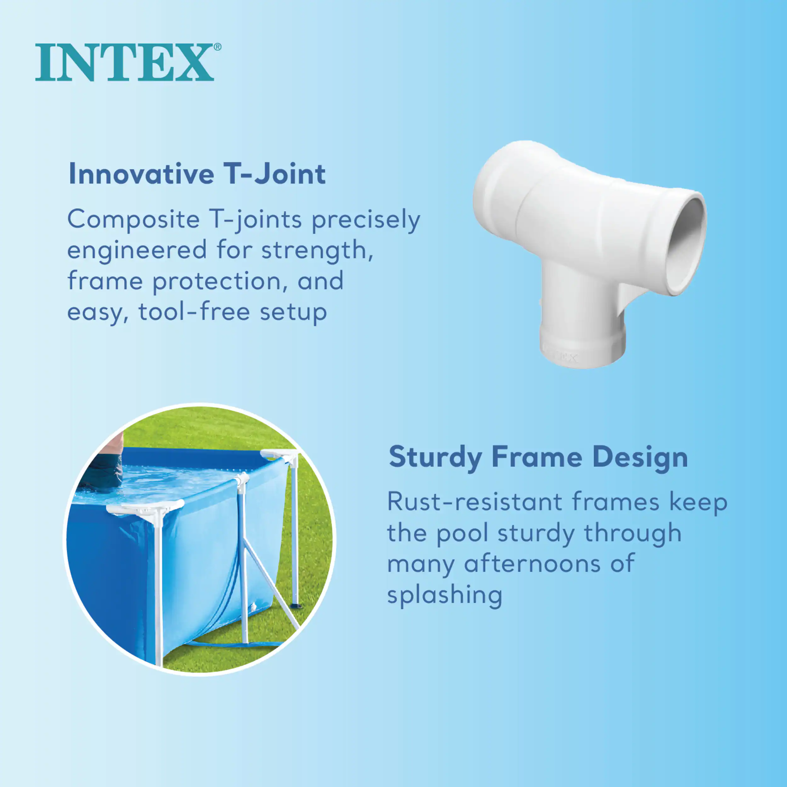 Intex 28279EH 14.9-Feet x 7.2-Feet x 33-Inches Metal frame Rectangle Above-Ground Pool with Filter Pump Intex 28279EH 14.9-Feet x 7.2-Feet x 33-Inches Metal frame Rectangle Above-Ground Pool with Filter Pump - Image 6