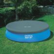 Intex 15-Feet x 15-Feet x 42-Inches Inflatable top ring Round Above-Ground Pool with Filter Pump with Ground Cloth with Pool Cover with Ladder