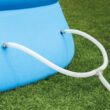 Intex 15-Feet x 15-Feet x 42-Inches Inflatable top ring Round Above-Ground Pool with Filter Pump with Ground Cloth with Pool Cover with Ladder