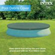 Intex 12-Feet x 12-Feet x 30-Inches Inflatable top ring Round Above-Ground Pool with Filter Pump with Pool Cover