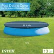 Intex 12-Feet x 12-Feet x 30-Inches Inflatable top ring Round Above-Ground Pool with Filter Pump with Pool Cover