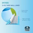 Intex 12-Feet x 12-Feet x 30-Inches Inflatable top ring Round Above-Ground Pool with Filter Pump with Pool Cover