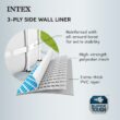 Intex 10-Feet x 10-Feet x 30-Inches Metal frame Round Above-Ground Pool with Filter Pump with Pool Cover