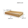 All Things Cedar 24.0-Inches W x 48.0-Inches L x 11.0-Inches H Red cedar Cedar Raised Garden Bed