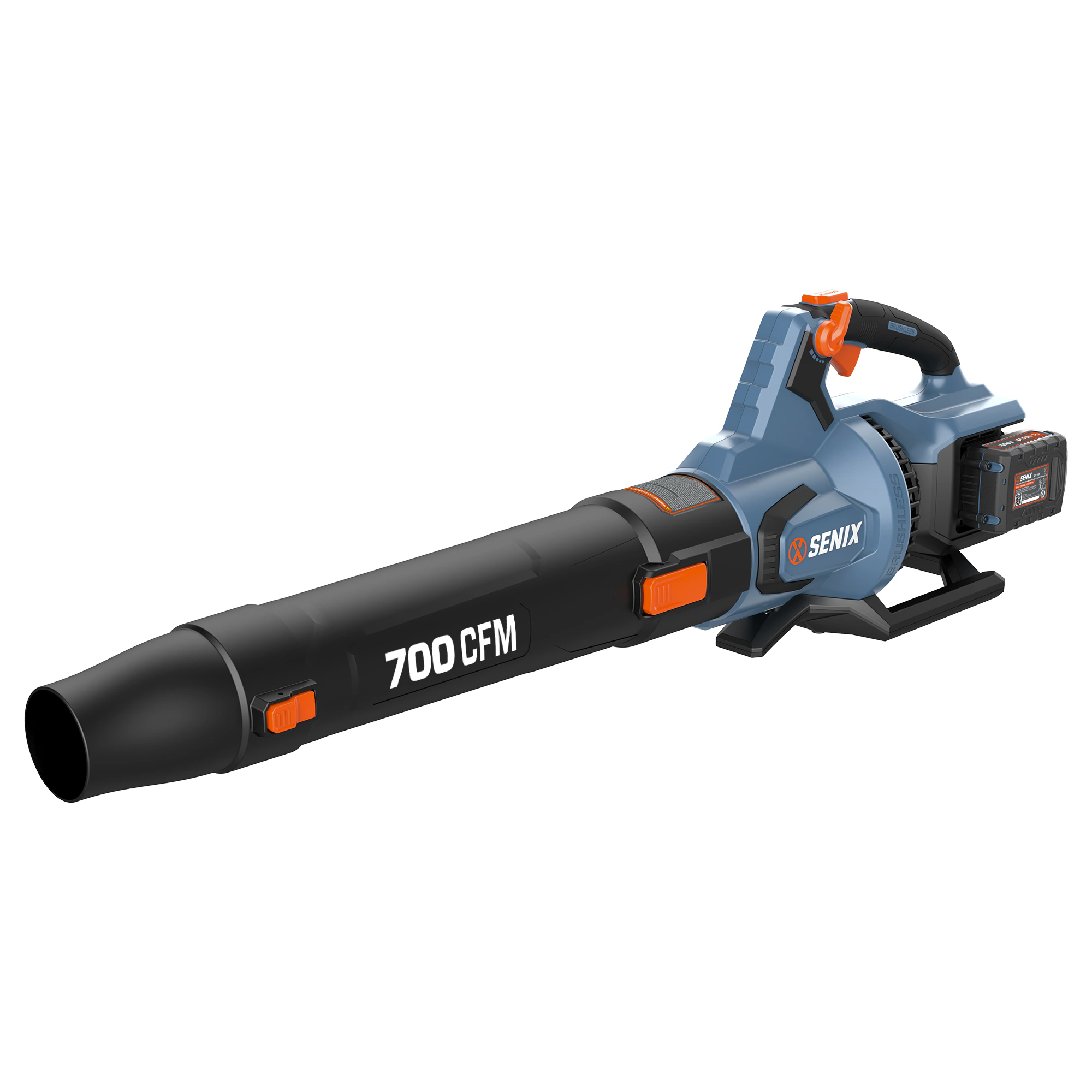 SENIX 40-volt 700-CFM 145-MPH Battery Handheld Leaf Blower 4 Ah (Battery and Charger Included) SENIX 40-volt 700-CFM 145-MPH Battery Handheld Leaf Blower 4 Ah (Battery and Charger Included)