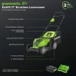 Greenworks 48-volt , ( 2 ) 4 Ah 17-in Push Battery Walk Mower, Bagger Included Greenworks 48-volt , ( 2 ) 4 Ah 17-in Push Battery Walk Mower, Bagger Included