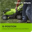 Greenworks 48-volt , ( 2 ) 4 Ah 17-in Push Battery Walk Mower, Bagger Included Greenworks 48-volt , ( 2 ) 4 Ah 17-in Push Battery Walk Mower, Bagger Included