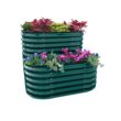 Vego Garden 42-Inches W x 42-Inches L x 32-Inches H British Green Galvanized Metal Raised Garden Bed