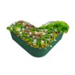 Vego Garden 66-Inches W x 66-Inches L x 17-Inches H British Green Galvanized Metal Raised Garden Bed