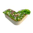 Vego Garden 66-Inches W x 66-Inches L x 17-Inches H Pearl White Galvanized Metal Raised Garden Bed