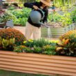 Vego Garden 42-Inches W x 78-Inches L x 17-Inches H Terra Cotta Galvanized Metal Raised Garden Bed