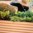 Vego Garden 42-Inches W x 60-Inches L x 32-Inches H Terra Cotta Galvanized Metal Raised Garden Bed