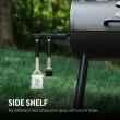 Char-Griller Smokin' Pro 1130-Sq. in Black Horizontal Charcoal Smoker