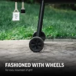 Char-Griller Smokin' Pro 1130-Sq. in Black Horizontal Charcoal Smoker
