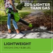 Greenworks 24-volt 515-CFM 120-MPH Battery Handheld Leaf Blower 2 Ah (Battery and Charger Included)