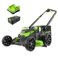 Greenworks 80-volt , ( 1 ) 5 Ah 25-in Self Propelled Battery Walk Mower ,Bagger Included