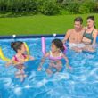 Bestway 13.12-Feet x 6.92-Feet x 31.89-Inches Steel wall panels Rectangle Above-Ground Pool with Filter Pump
