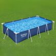 Bestway 13.12-Feet x 6.92-Feet x 31.89-Inches Steel wall panels Rectangle Above-Ground Pool with Filter Pump
