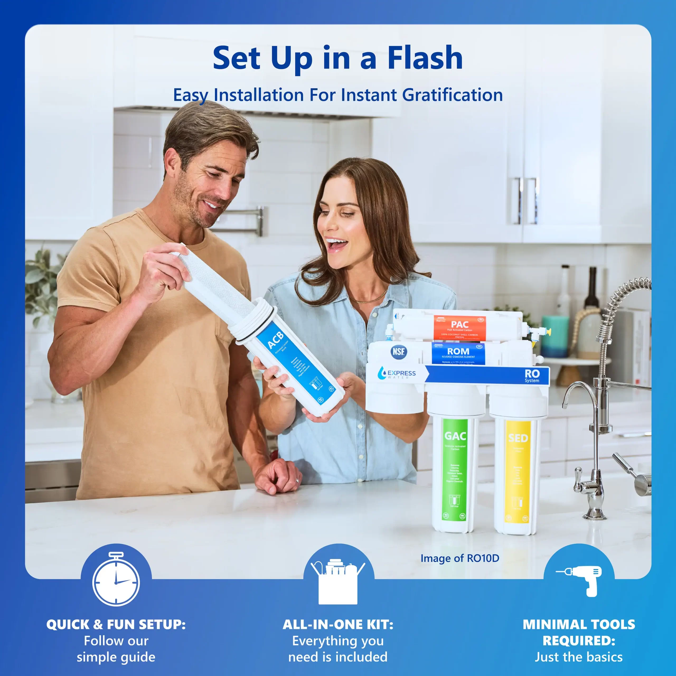 Express Water RO5DX 5-stage Multi-method Reverse Osmosis Filtration System Express Water RO5DX 5-stage Multi-method Reverse Osmosis Filtration System - Image 7