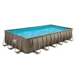 Funsicle 24-ft x 12-ft x 52-in Metal frame Rectangle Above-Ground Pool with Filter Pump with Ground Cloth with Pool Cover with Ladder Funsicle 24-ft x 12-ft x 52-in Metal frame Rectangle Above-Ground Pool with Filter Pump with Ground Cloth with Pool Cover with Ladder