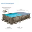 Funsicle 24-ft x 12-ft x 52-in Metal frame Rectangle Above-Ground Pool with Filter Pump with Ground Cloth with Pool Cover with Ladder Funsicle 24-ft x 12-ft x 52-in Metal frame Rectangle Above-Ground Pool with Filter Pump with Ground Cloth with Pool Cover with Ladder
